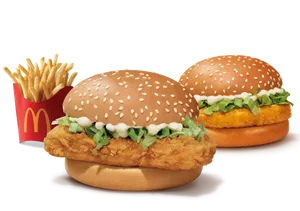 Burger Combo for 2: McSpicy Chicken + McChicken