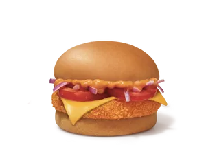 McAloo Tikki Burger with Cheese