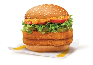 McSpicy Deluxe Chicken Double Patty Burger