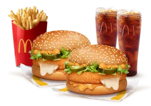 Burger Combo for 2: McCheese Burger Veg