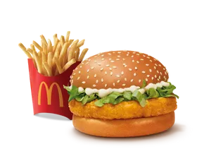 McChicken Burger + Fries (M)
