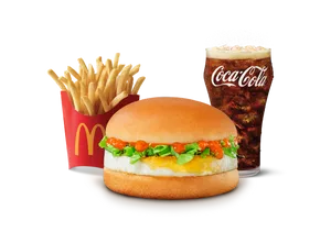 Korean Mc Egg Burger Combo (M)