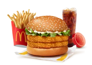 McVeggie Double Patty Burger Combo