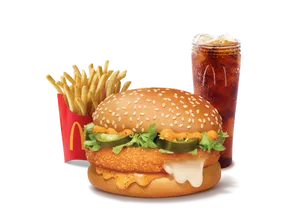 McCheese Burger Veg Combo