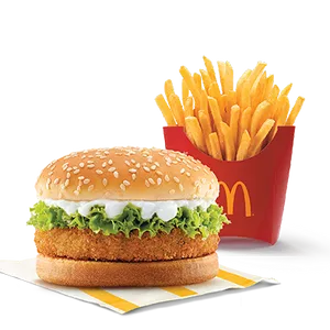 McVeggie Burger + Fries (M)