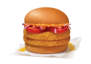 McAloo Tikki Double Patty Burger