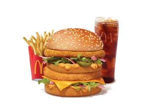 Veg Maharaja Mac Burger Combo