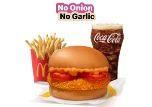 McAloo Tikki NONG Burger Combo ( M)