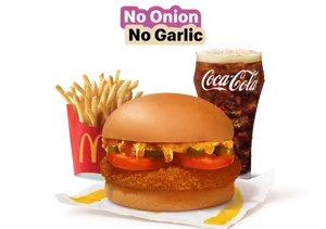 Mexican McAloo Tikki NONG Burger Combo ( M)
