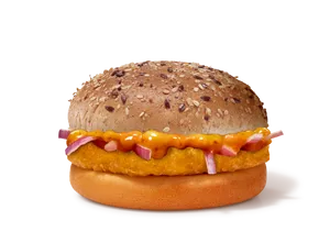 Chicken Surprise Burger with Multi-Millet Bun