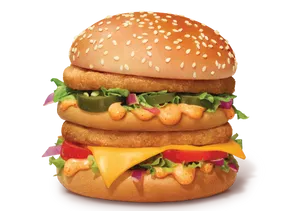 Chicken Maharaja Mac Burger