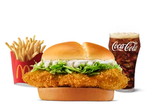 Mc Crispy Chicken Burger Meal (M)