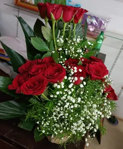 Roses In Basket