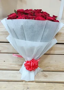 Red Bouquet In White