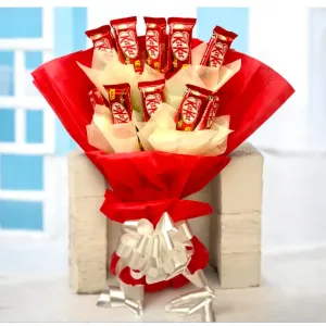 Kitkat Bouquet In Stand
