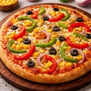 Sweet Corn Veggie Pizza