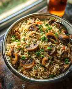 Mushroom Fried Rice