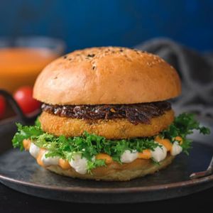Achari burger