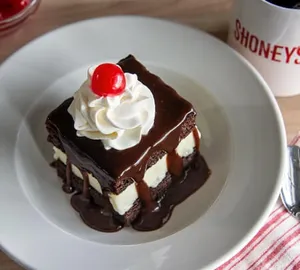 Shoney’s World Famous Hot Fudge Cake