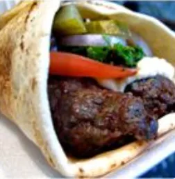 Kafta Kabab Sandwich/Sandwich Kafta Kabab