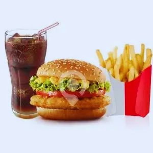 Chicken Patty Burger-Combo