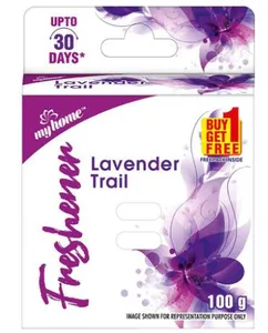 My Home Lavender Trail Air Freshener Block 75 g (Buy 1 Get 1) 100g