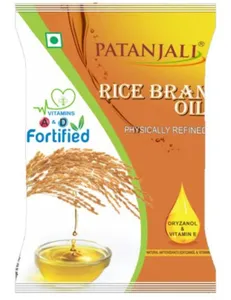 Patanjali Rice brainRefine Oil 1L Pouch