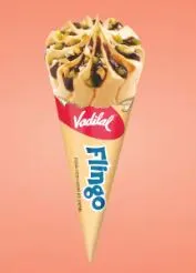 Vadilal Flingo American Nuts Ice Cream Cone - 110ml