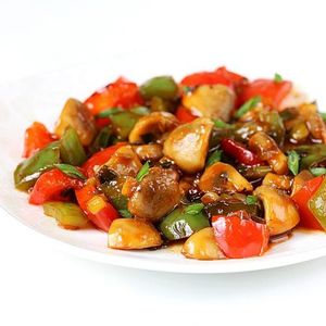 Chilli Mushroom Dry