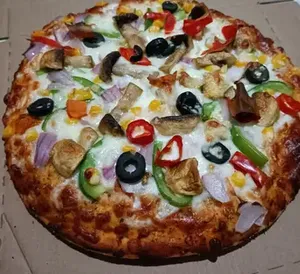 Veg Mushroom Double Cheese Pizza Big