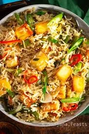 Paneer Chilli Garlic Rice