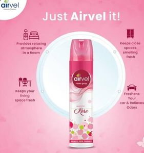 Airvel Airvel Room Freshener Spray - Majestic Rose 217ml