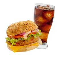 Veggie Burger + Cold drink
