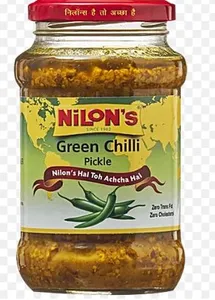 Nilon's Green Chilli Pickle 400g