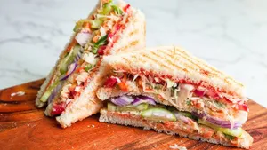 Aloo Tikki Sandwich