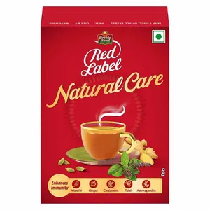 Red Label Natural Care Tea | with 5 Ayurvedic Ingredients 250g