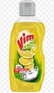 Vim Dishwash Liquid Gel Lemon Bottle 500ml