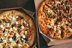 2 Large Single Cheese Pizza