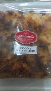 Torta de coco y dulce de leche