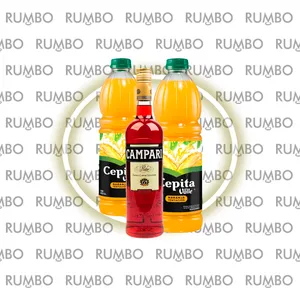 Campari 750ml + Cepita 1.5L x2