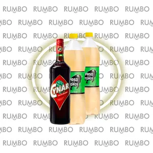 Cynar 750ml + Paso de los Toros pomelo 1.5L x2