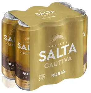 Pack de 6 Unidades Salta Cautiva Rubia 473cc