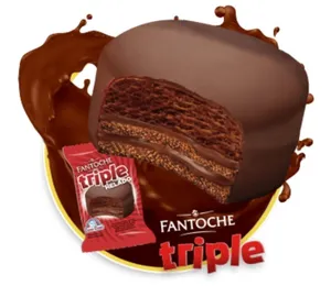 Alfajor Fantoche Triple Helado 85g x 16unidades