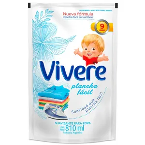 Vivere suavisante Plancha Facil p/ropa x 900 ml