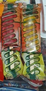 Palitos de agua mondial surtidos limón, frutilla y naranja