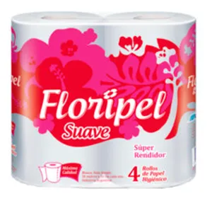 Floripel Papel Higenico x 4