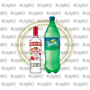 Smirnoff Raspberry 700ml + Sprite 2.25L