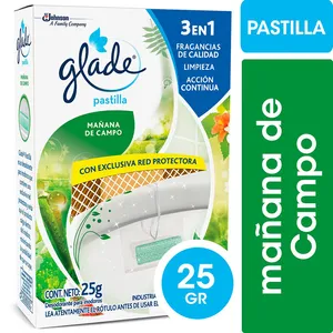 Glade Pastilla Inodoro Mañana de Campo