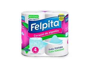 Felpita papel Higenico Doble Hoja x 4