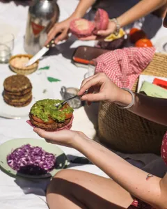 Hamburguesas de Garbanzo y Berenjena - Pack 4 Unidades
